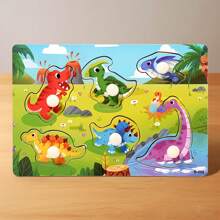 1pc Wooden Puzzle Board 3D Jigsaw Toy, Educational Learning Toy For Preschoolers And Kids 3+ Years Old, Back To School Gift Wooden Toys,Puzzle,Wooden Puzzle,Baby Educational Toys,Puzzles,Education,Caponata,Educational Toys For Baby,Animal Toys,Toys 3 Year Old,Woodland Animals,3d Puzzles - Multicolor - View 12