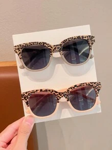 2/4Pcs/Set New Baby Girls Boys Cute Leopard Irregular Square Kids Children Fashion Glasses Classic Eyewear - Multicolor - View 18