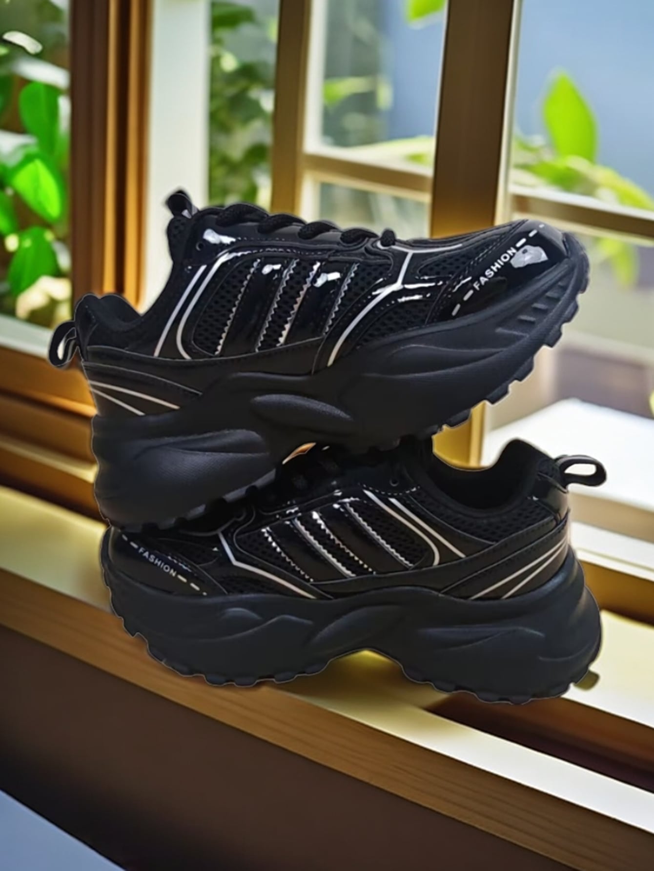 2024 New Stylish Women Breathable Mesh Casual Sneakers High-End Thick Bottom Platform Chunky Sneakers, Summer