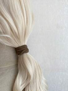 4 件装女士高弹力发带，无缝马尾辫夹，可爱发饰 - 彩色 - 查看 2