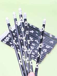 10 件/套足球铅笔和 5 件/套足球橡皮擦组合 - 套裝 - 查看 3