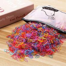 约 1000 条迷你发带，时尚便携派对礼物 - 彩色 - 查看 4