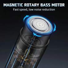 迷你便携式电动男士剃须刀 - 胡须刀 - 紧凑型旅行剃须刀可充电 - 电动剃须刀迷你剃须刀 - 便携式 USB 可充电 - 非常适合旅行和修补 - 适用于男士和女士 - 彩色 - 查看 5