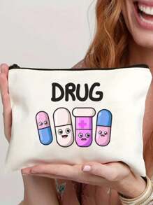 Outdoor Travel Offices Carry Small-Capacity First-Aid Kits, Portable Medicine Boxes, First-Aid Kits And Pill Packaging Containers. Medicine Bag Medicine Storage Bag Medicine Organizer First Aid Kit First Aid Bag Travel Accessories Travel Organizer Travel Essentials Travel Stuff Travelling Bag College Vacation Cruise Summer Holiday Essentials For Outdoor Camping Hiking Hunting - White - View 1