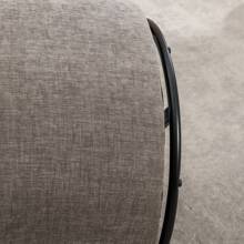 Swivel Barrel Chair, Small Swivel Accent Chair Comfy Round 360° Chenille Swivel ArmChair, Modern Round Accent Arm Chairs For Living Room Bedroom Nursery - 灰色 - 查看 5