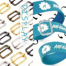 5 件/10 件可调节带扣和滑块，用于箱包、织带、背带、宠物用品的金属配件