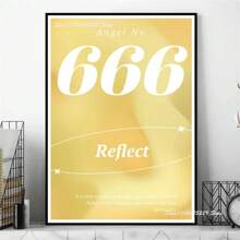1 Máy Tính gradient Hào Quang Thiên Thần Số 555 Tâm Linh Poster Dán Tường Nghệ Thuật Tranh Vẽ Trên Vải Bắc Âu Hợp Thời Trang Tường Ký Túc Xá Trang Trí Nghệ Thuật Tranh không khung - Nhiều màu - Xem 9