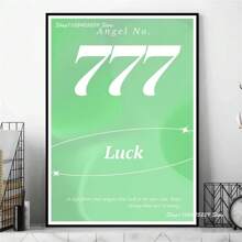 1 Máy Tính gradient Hào Quang Thiên Thần Số 555 Tâm Linh Poster Dán Tường Nghệ Thuật Tranh Vẽ Trên Vải Bắc Âu Hợp Thời Trang Tường Ký Túc Xá Trang Trí Nghệ Thuật Tranh không khung - Nhiều màu - Xem 10