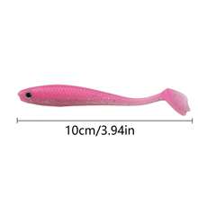 Simulated Bait - T-Shaped Tail Streamlined Design For Easy Carrying - Suitable For Both Fresh And Saltwater Fishing Portable Artificial Lures For Fish - Multicolor - View 9