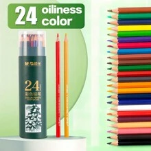 1 Conjunto de 12-48 cores de lápis de cor profissional à base de água, lápis de desenho à base de óleo para estudantes