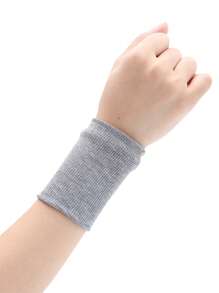 Zhenyanyouyun 1 Pair Unisex Breathable Sports Wrist Sweatband, Summer Thin Model/Winter Thick Absorbent Elastic Scarred Wrist Protector Sleeves Cover Arms