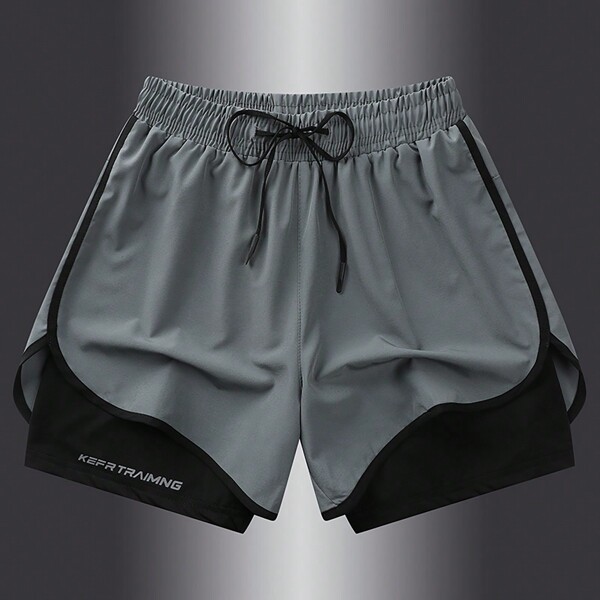 Women's Summer Sports Running Shorts With Quick-Dry Lining, 2 In 1 Design, Training, Shorts, Fitness Pants Jogger Shorts Women Boxer Shorts