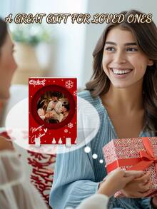 1 pièce Ornement de bureau rectangulaire en acrylique personnalisé pour les photos de Noël des couples, photo personnalisée avec base de décoration de bureau, cadeau photo DIY pour la Saint-Valentin, cadeau commémoratif d'anniversaire unique, décoration de bureau idéale pour les occasions spéciales comme la décoration de Noël à la maison, le mariage, l'anniversaire, la décoration de la maison ou du bureau, etc. pour les meilleurs amis et la famille. (Il y a 4 modèles à choisir)
