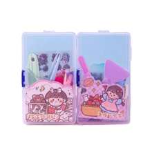 1PC Sweet Potato Cream Glue Gooka Hair Clip Set DIY Handmade Material Gooka Plate Cream Gooka Hand Tent Sticker (Style Random) - Multicolor - View 2