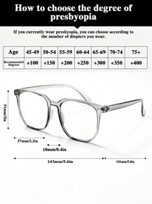 4 piezas Gafas de lectura de marco grande clásicas, lectores simples, combo de moda de varios colores y para accesorios de lectura de computadora, juegos, TV, teléfonos para mujeres - Multicolor - Ver 8