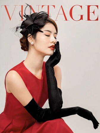 优雅女士迷你帽子，英式复古迷人头饰，适合派对、鸡尾酒会、婚纱摄影、茶会装饰