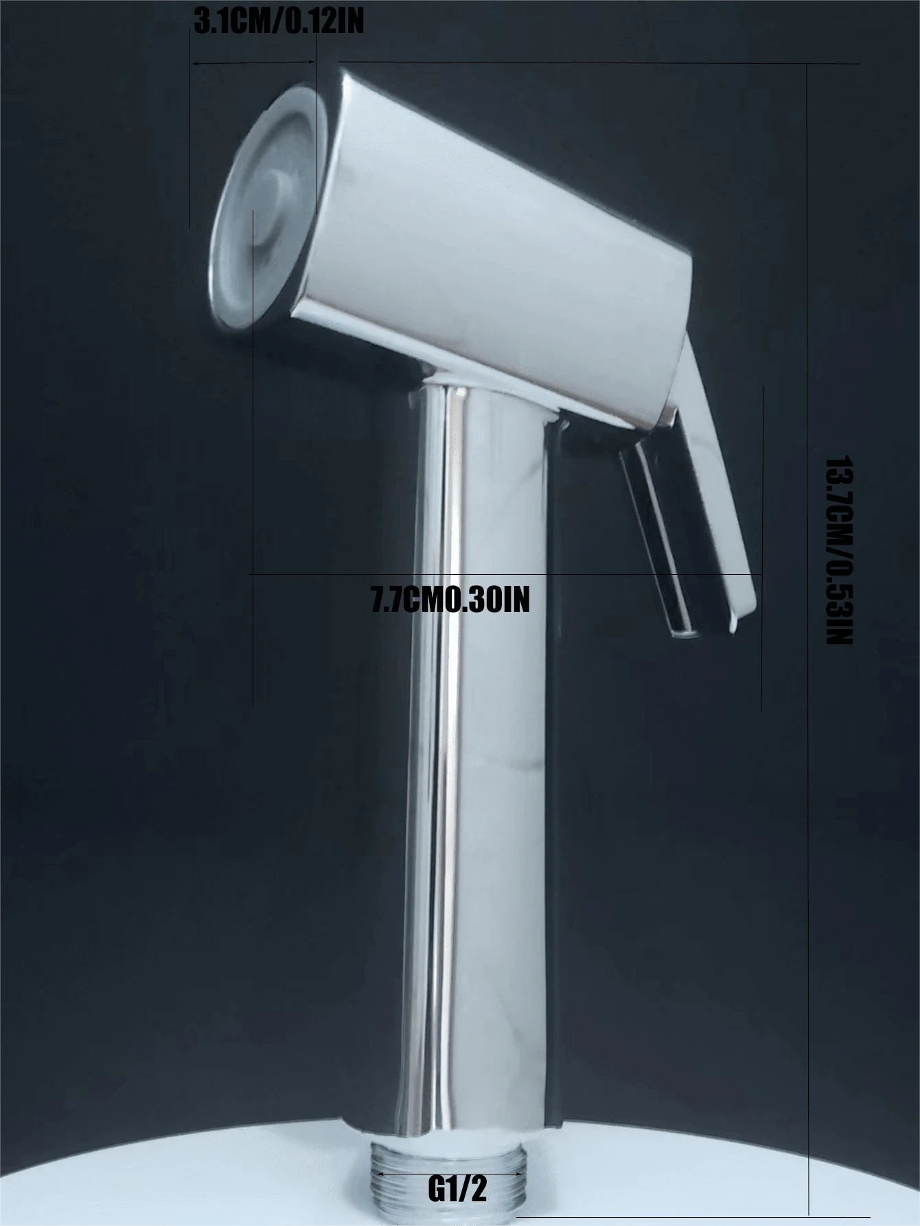 Rociador De Bidé De ABS – Para Grifo De Cocina O Lavabo, Chorro Potente, Fácil Instalación Sin Herramientas, Acabado Cromado