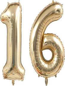 2-Piece Set Of 40 Inch Light Gold Digital Balloon, Platinum Giant Foil, Polyester Film, Helium Large Digital Balloon, Champagne Gold Birthday Digital Giant Balloon, Anniversary Commemorative Events, Party Decoration Supplies, Christmas - Gold - View 15