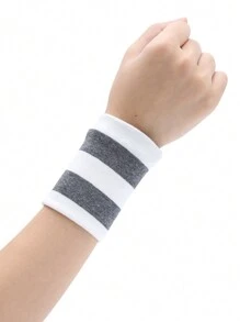 Zhenyanyouyun 1 Pair Unisex Breathable Sports Wrist Sweatband, Summer Thin Model/Winter Thick Absorbent Elastic Scarred Wrist Protector Sleeves Cover Arms