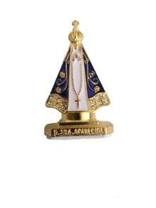 Nossa Senhora Aparecida  Dupla Face P/Painel de Carro Lar Trabalho Basilica Miniatura NS comtem kit 2/3/4/5/6/12