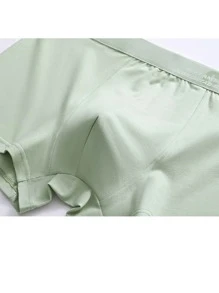 3 pièces Lot de sous-vêtements pour hommes, caleçons à taille avec logo graphène et jambes carrées
