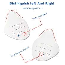 1 Cặp Miếng Bảo Vệ Nếp Nhăn Giày Màu Đen/Trắng, Giày Thể Thao Và Giày Thường, Miếng Bảo Vệ Nếp Nhăn Mũi Giày Thể Thao Cho Nam 7-12 Tuổi/Nữ 5-8 Tuổi - trắng - Xem 4