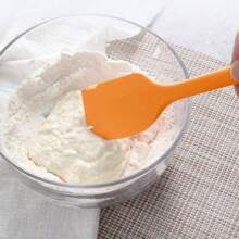 硅胶刮刀，橡胶刮刀耐热无缝一体式设计不粘柔性刮刀烘焙搅拌工具 - 彩色 - 查看 3