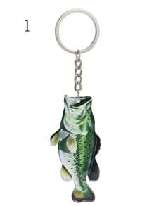 1 pieza Llavero de acrílico con percha para entusiastas de la pesca, llavero multifuncional, regalo para decoración - Multicolor - Ver 3