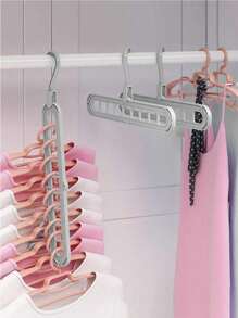 Rotating Hangers, Stacked Hangers, Wardrobe Storage Hangers, Folding Hangers, Wardrobe Hangers, Storage Racks, Multifunctional Wardrobe Storage Racks, Suitable For Homes And Dormitories - Multicolor - View 5