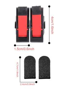 New Game Accelerator With Glove, Quick Shooting 'Chicken Dinner' Button Assistive Gaming Accessory