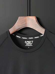 3pcs/Set Women Short Sleeve Letter Print Crew Neck Casual Outdoor Sports T-Shirts (Light Pink + Purple + Black)