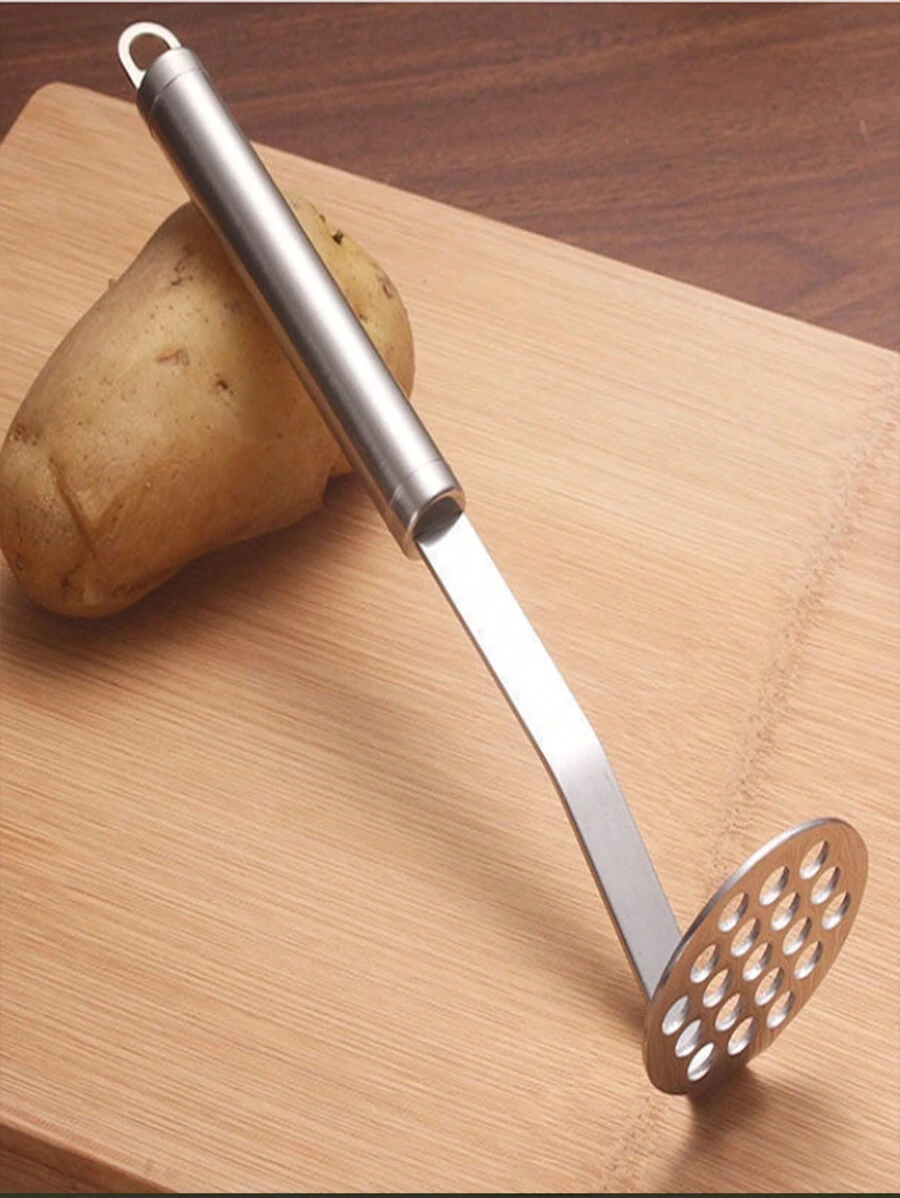 1pc Kitchen Potato Masher, Sweet Potato Ricer Crusher - True Color - View 1
