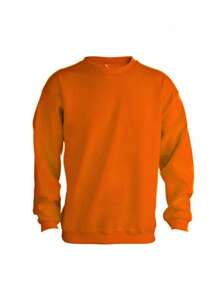 sudadera sueter cuello redondo - Naranja - Ver 2
