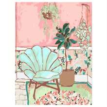 1 件休闲无框门墙饰铁皮画咖啡厅地下室车库俱乐部商店餐厅家居室内室外装饰 - 彩色 - 查看 4