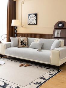 1pc 4-Season Chenille Jacquard Sofa Cushion Cover, Style Pet-Friendly Anti-Dirty Anti-Slip Sofa Protector, Spring & Autumn Anti-Scratch Sofa Slipcover, Suitable For L-Shaped Combination Sofa And 1/2/3/4-Seater Sofa
