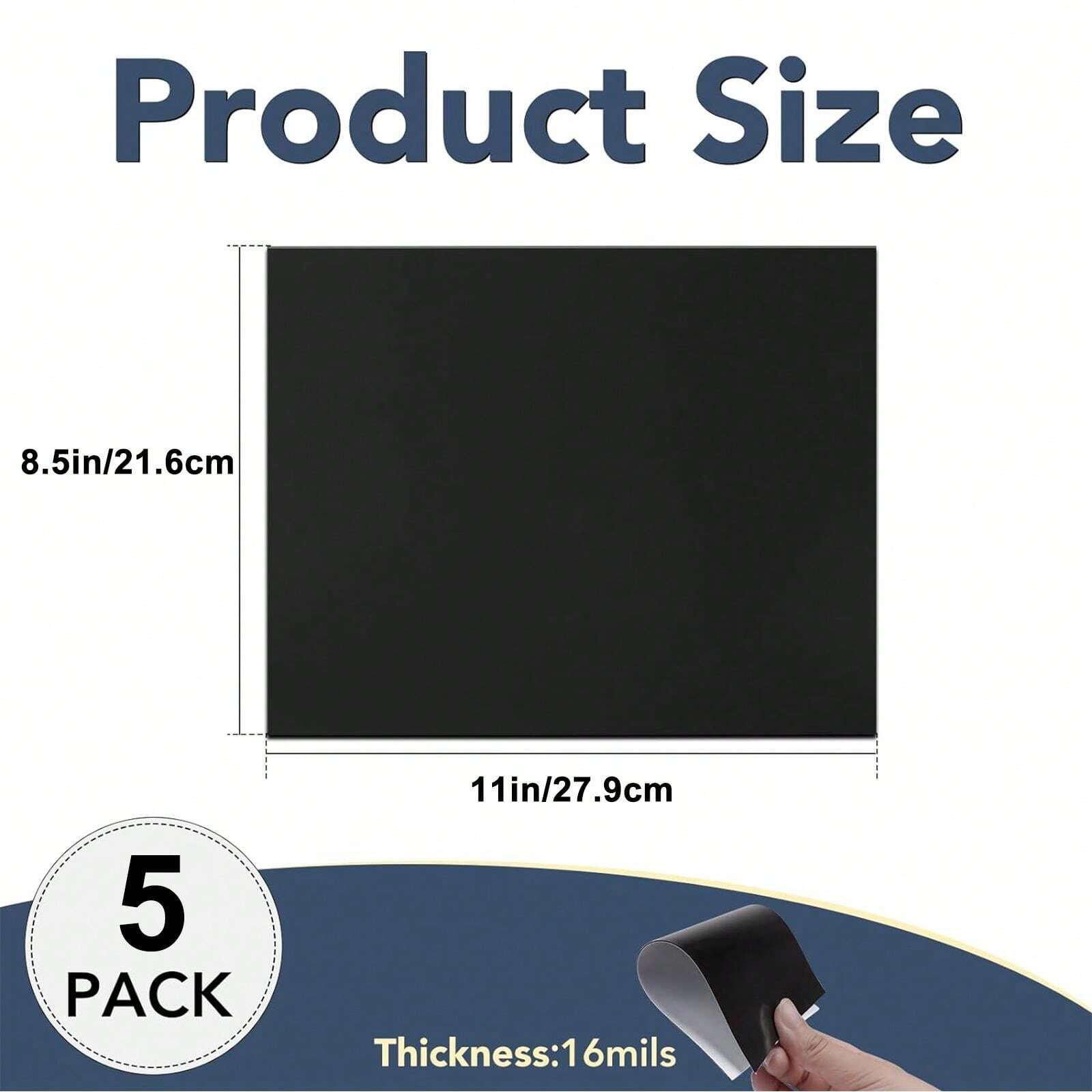 5 Sheets 8.5 X11 Inch Flexible Adhesive Sheets With Adhesive Backing SHEIN South Africa