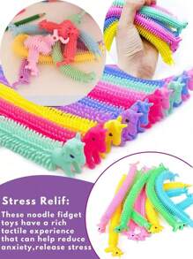 TPR Cute Animal Shaped Elastic String Bracelet Sensory Stress Relief Fidget Toy - Multicolor - View 5