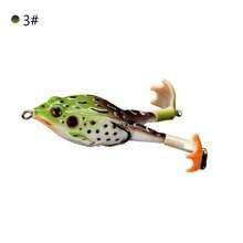 A Floating Bionic Frog Bait, Imitation Frog Spinning Plastic Fishing Baitfishing Tackle