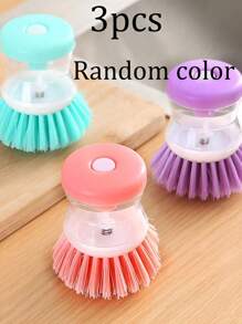 3-In-1 Multi-Functional Cleaning Brush Set For Kitchen Including An ABS Non-Stick Oil Pan Brush, A Soap Dispenser And A Small Dish Brush, Suitable For Cleaning Pans, Saucers, Kitchen Sink And Other Kitchenware Accessories,During Packaging And Transportation, The Product May Have Scratches, Slight Wear, Scratches, Paint Peeling, Dirt, Slight Color Bleeding, Etc. These Are Not Quality Issues And Do Not Affect The Normal Use Of The Product, Tools For Men
