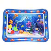 Tapete Aquático de Animais Marinhos para Gatos/Cachorros de Estimação, Tapete Espesso de Água Sensorial para Gatos/Cachorros, Tapete Aquático para Gatos de Interior Brinquedo Interativo de Autobrincar (Brinquedo Aleatório no Interior) - Multicolorido - Visão 10