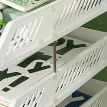 4-Tier Desktop Document Tray, A4 Paper Storage Organizer, Multi-Layer File Folder Shelf, Office Supplies Rack - Multicolor - View 4