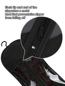 1 zestaw wieszaków na peruki, uchwyt na przedłużki do włosów, przechowywanie peruk na wiele peruk, torby do przechowywania z wieszakiem, uchwyt na perukę, pyłoszczelny, przechowywanie przedłużek do włosów z haczykiem, przedłużki do włosów, peruki i akcesoria (czarne) gorący róż, fioletowy, 1 szt. wieszaka na perukę i 1 szt. przechowywania peruk