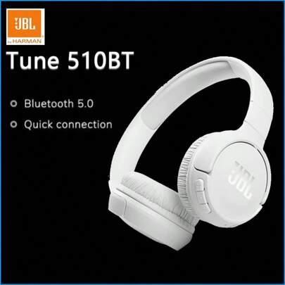 JBL Original TUNE 510BT Bluetooth Wireless Headphone Purebass Sound Portable Gaming Sports Earphone With Mic T510bt