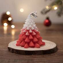 1 nến thơm sáng tạo hình cây thông Noel, trang trí không khí Giáng sinh, quà tặng Giáng sinh nến thơm, Halloween, trang trí Halloween - Nhiều màu - Xem 8