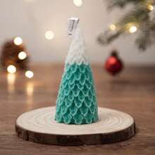 1 nến thơm sáng tạo hình cây thông Noel, trang trí không khí Giáng sinh, quà tặng Giáng sinh nến thơm, Halloween, trang trí Halloween - Nhiều màu - Xem 7