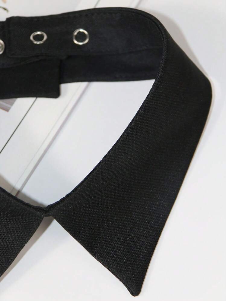 1/3pcs Detachable Shirt Collar, Casual Fashion Versatile Adjustable Collar For Dress For Christmas Decor - Multicolor - View 5