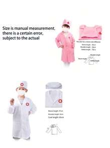 1 Bộ trang phục bác sĩ/y tá dành cho trẻ em để nhập vai, hóa trang [Một số phụ kiện có thể có các biến thể màu sắc] - Nhiều màu - Xem 11