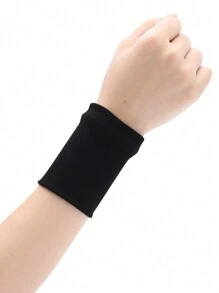 Zhenyanyouyun 1 Pair Unisex Breathable Sports Wrist Sweatband, Summer Thin Model/Winter Thick Absorbent Elastic Scarred Wrist Protector Sleeves Cover Arms