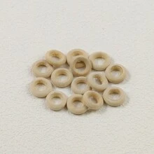 60入組/套30mm天然木圓圈工藝品-木質環和吊墜珠寶DIY製作材料 - 一包 - 查看 11