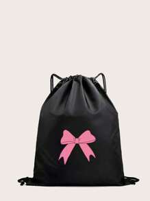 1 bucă modă drăguț desen animat imprimare material poliester curea buzunar potrivit pentru băieți și fete rucsac de mare capacitate sport rucsac geanta de baschet potrivită pentru sport